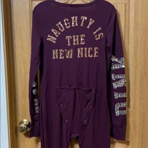 Women’s pink onesie